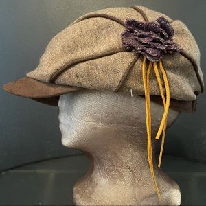 Grace Suede & tweed hat